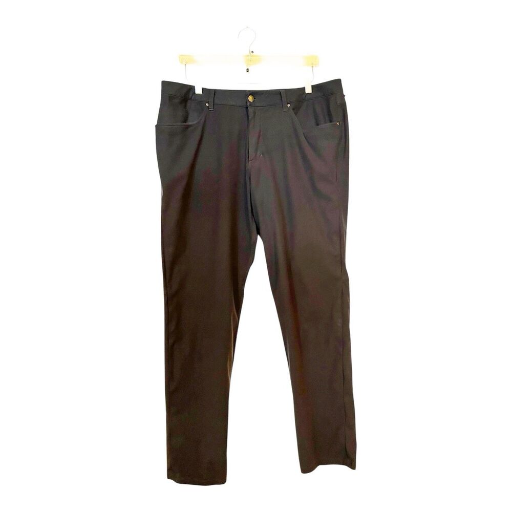 Lululemon Mens ABC Trouser Classic Fit Warpstreme Color Obsidian Men's Pants 38
